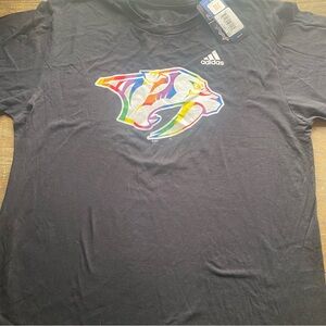 Adidas Black Graphic Men's Shirt